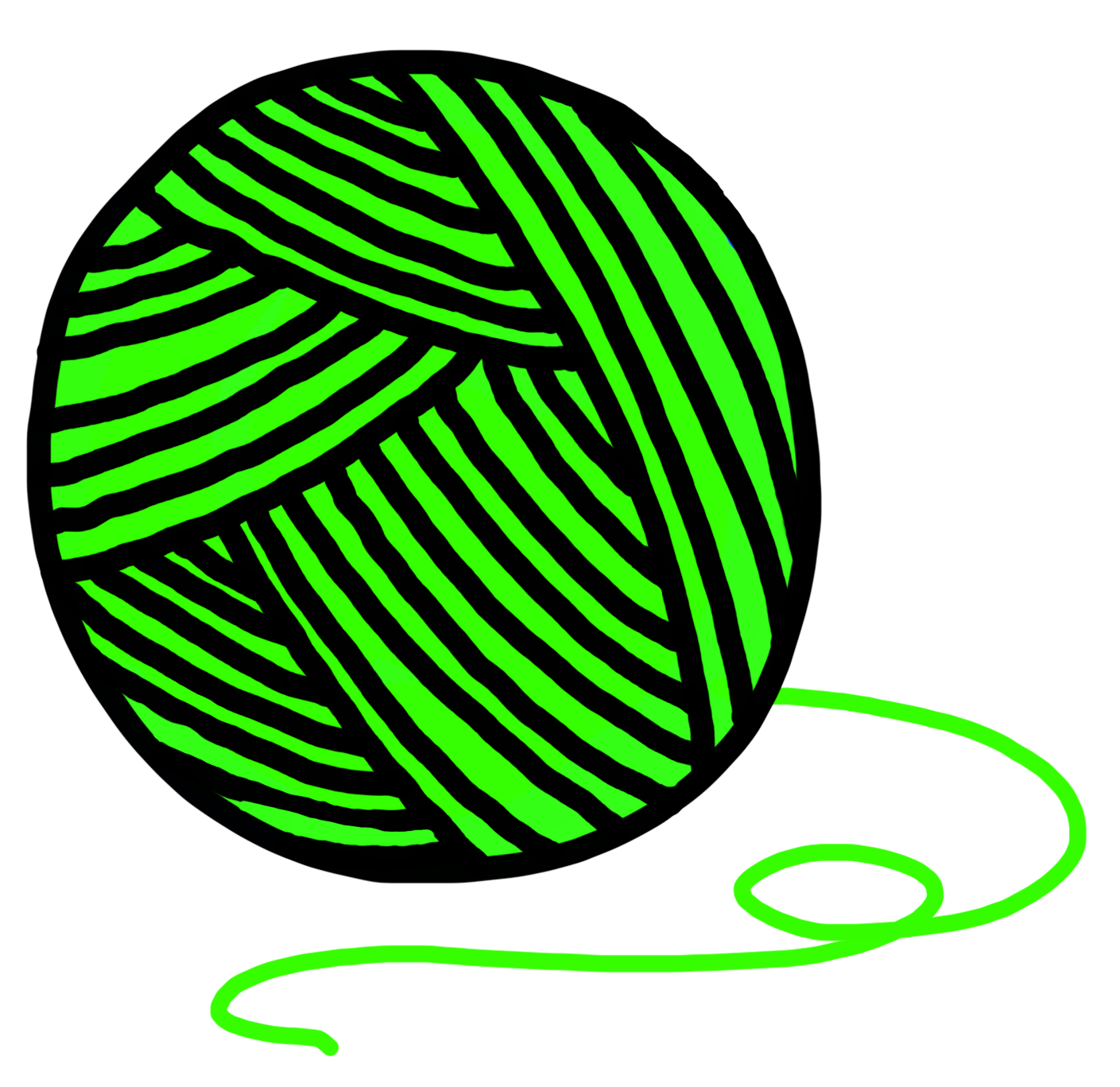 Debuxo do fío verde